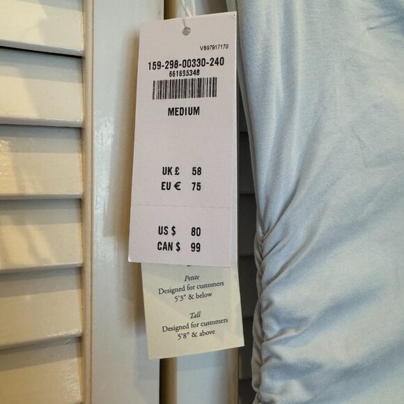 NWT Abercrombie & Fitch Knit Tube Drop-Waist Maxi Dress Size M - Picture 4 of 5